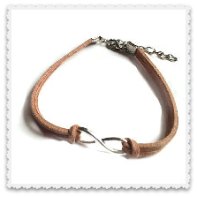 Bracelet INFINITY marron clair